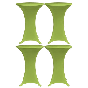 Vidaxl tafelhoes stretch 4 st 80 cm groen