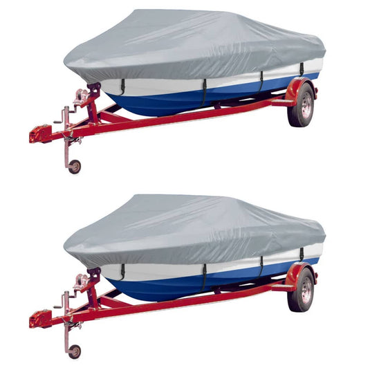 VidaXL Boothoezen 2 st 488-564x239 cm grijs