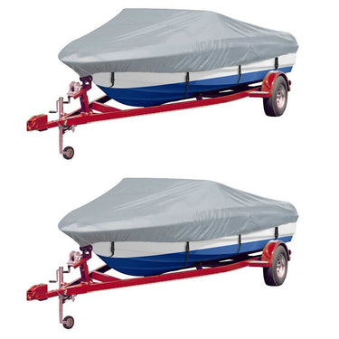 Vidaxl boothoezen 2 st 610-671x254 cm grijs