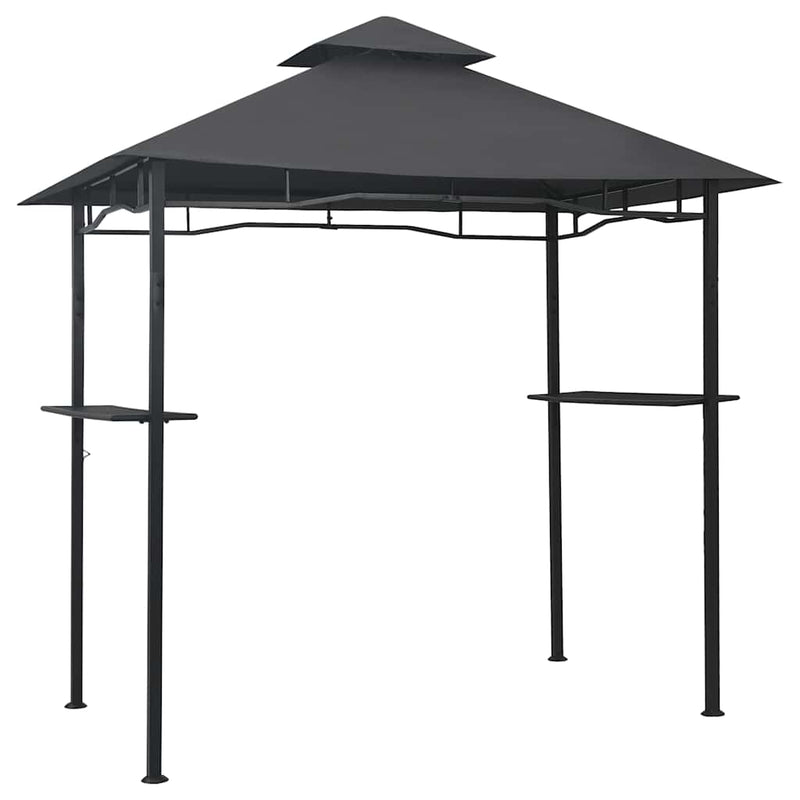 Load image into Gallery viewer, Vidaxl barbecue paviljoen 240x150x255 cm staal antraciet
