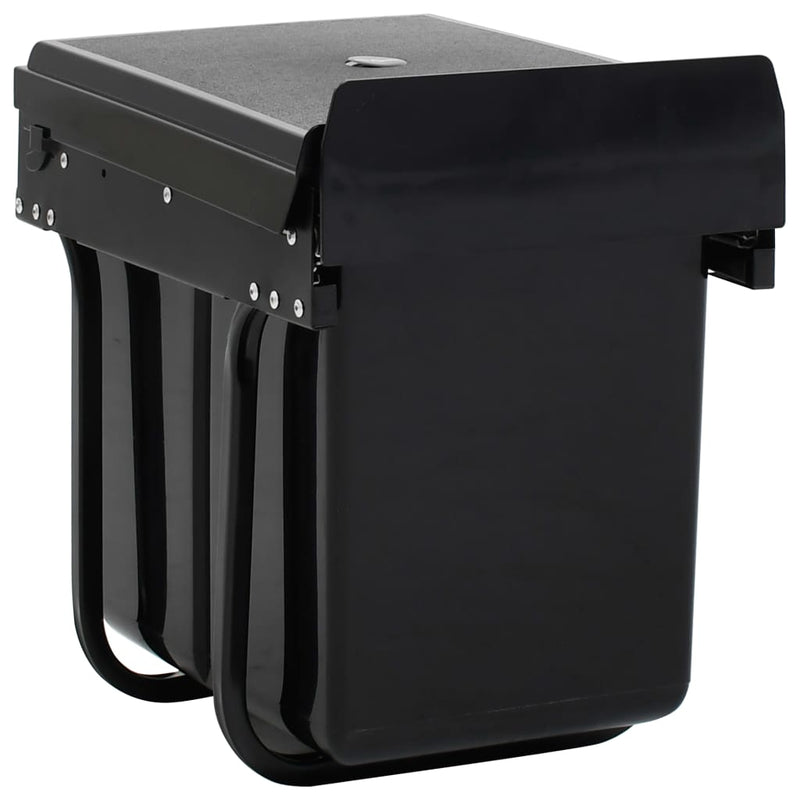 Load image into Gallery viewer, Vidaxl inbouwprullenbak uittrekbaar soft-close 20 l
