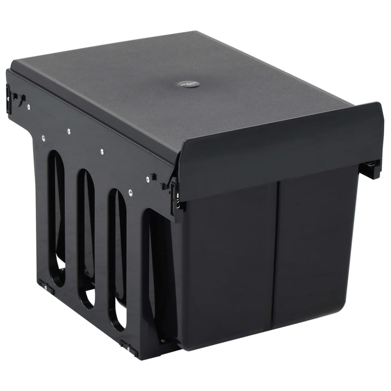 Load image into Gallery viewer, Vidaxl inbouwprullenbak uittrekbaar soft-close 36 l
