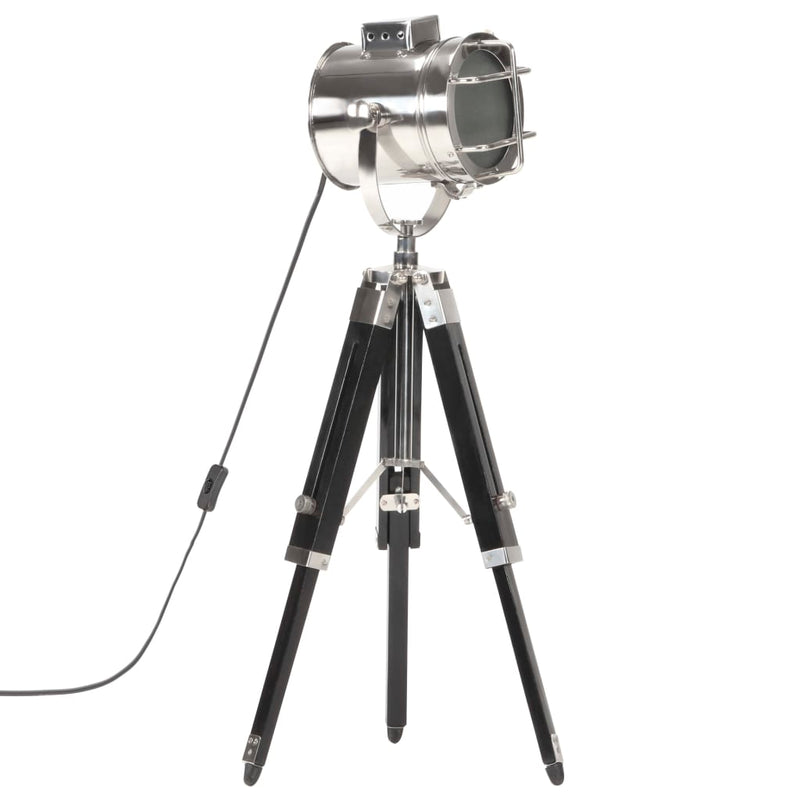 Load image into Gallery viewer, Vidaxl vloerlamp driepoot 69 cm massief mangohout zwart
