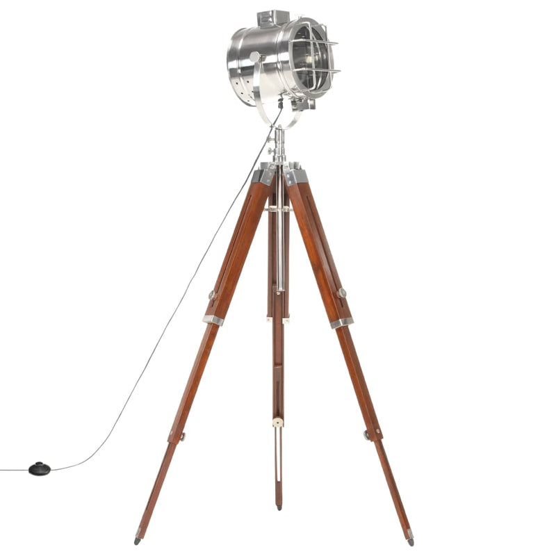 Load image into Gallery viewer, Vidaxl vloerlamp driepoot 165 cm massief mangohout
