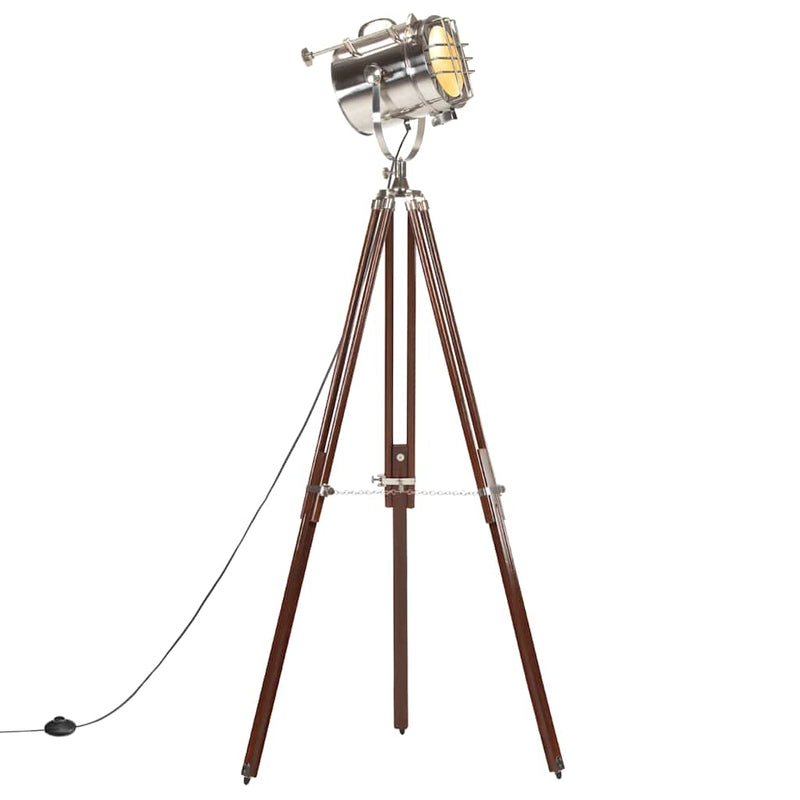 Load image into Gallery viewer, Vidaxl vloerlamp driepoot 180 cm massief mangohout
