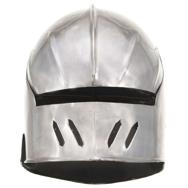 Load image into Gallery viewer, Vidaxl ridderhelm middeleeuws replica larp staal zilverkleurig
