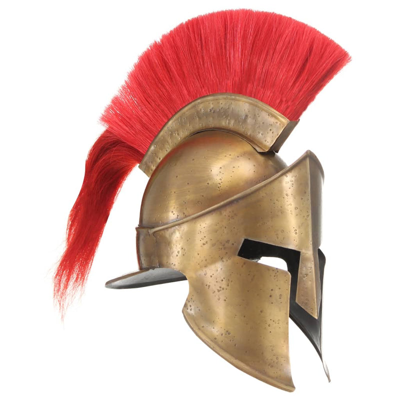 Load image into Gallery viewer, Vidaxl soldatenhelm grieks replica larp staal messingkleurig
