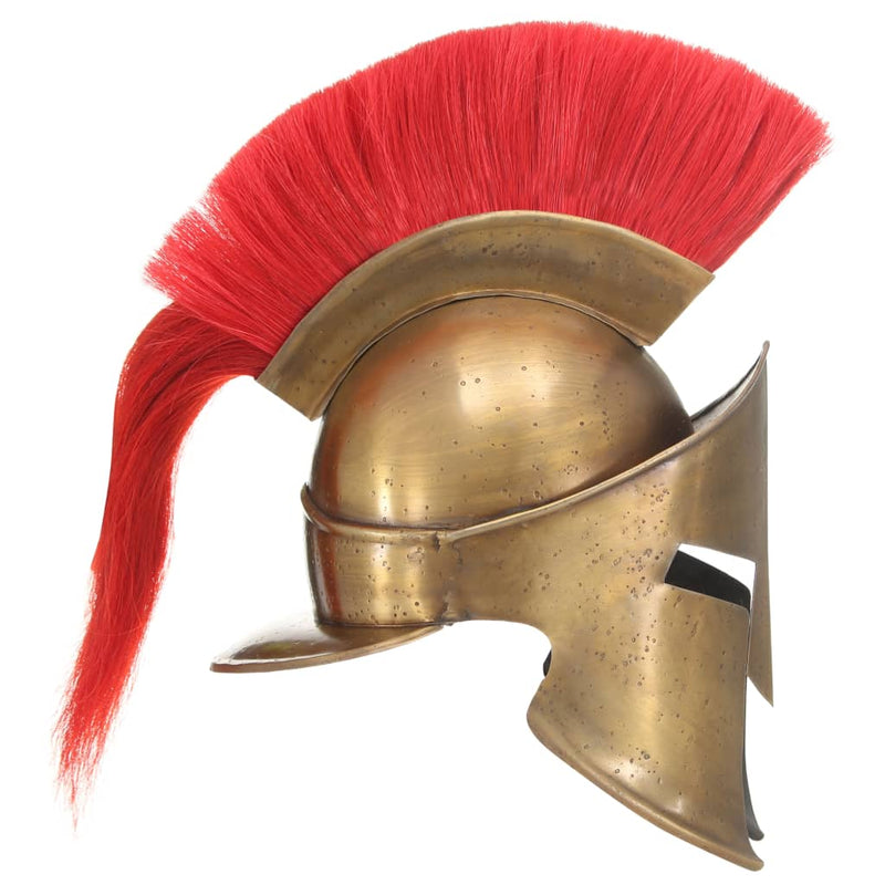 Load image into Gallery viewer, Vidaxl soldatenhelm grieks replica larp staal messingkleurig
