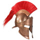 Vidaxl soldatenhelm grieks replica larp staal koperkleurig