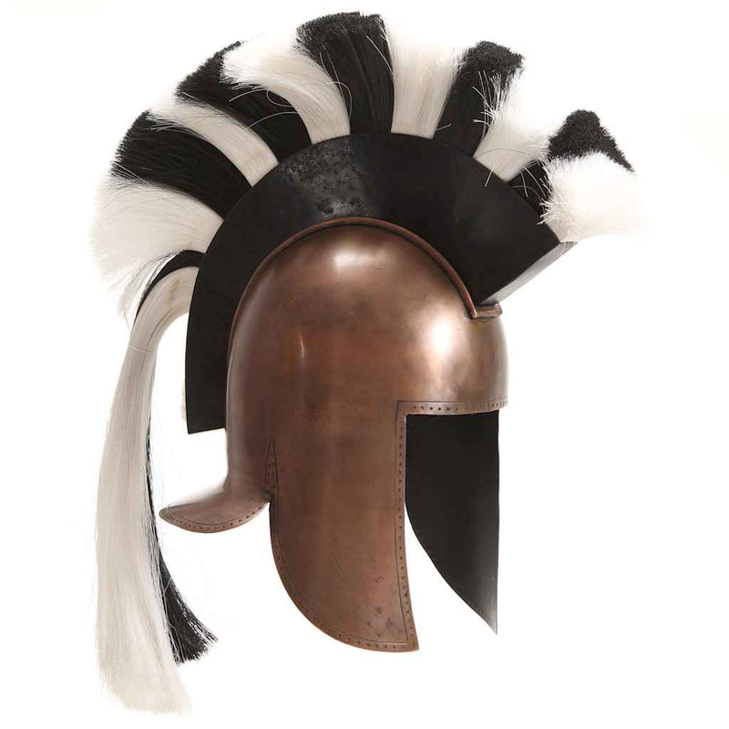 Load image into Gallery viewer, Vidaxl soldatenhelm grieks replica larp staal koperkleurig
