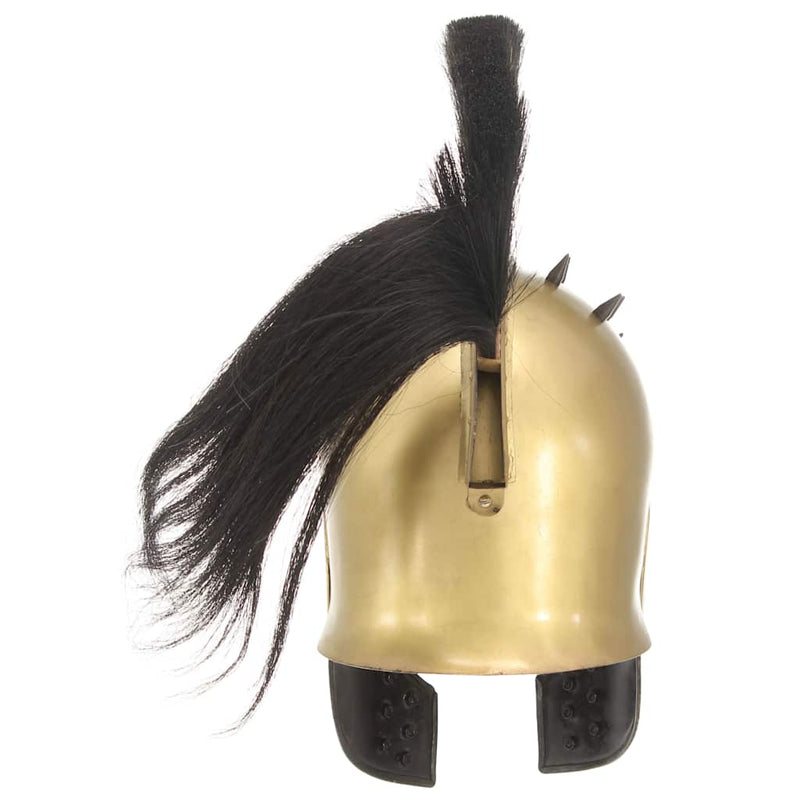 Load image into Gallery viewer, Vidaxl soldatenhelm grieks replica larp staal messingkleurig
