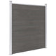 Vidaxl schutting 180x186 cm hkc grijs