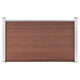 Vidaxl schutting 180x105 cm hkc bruin