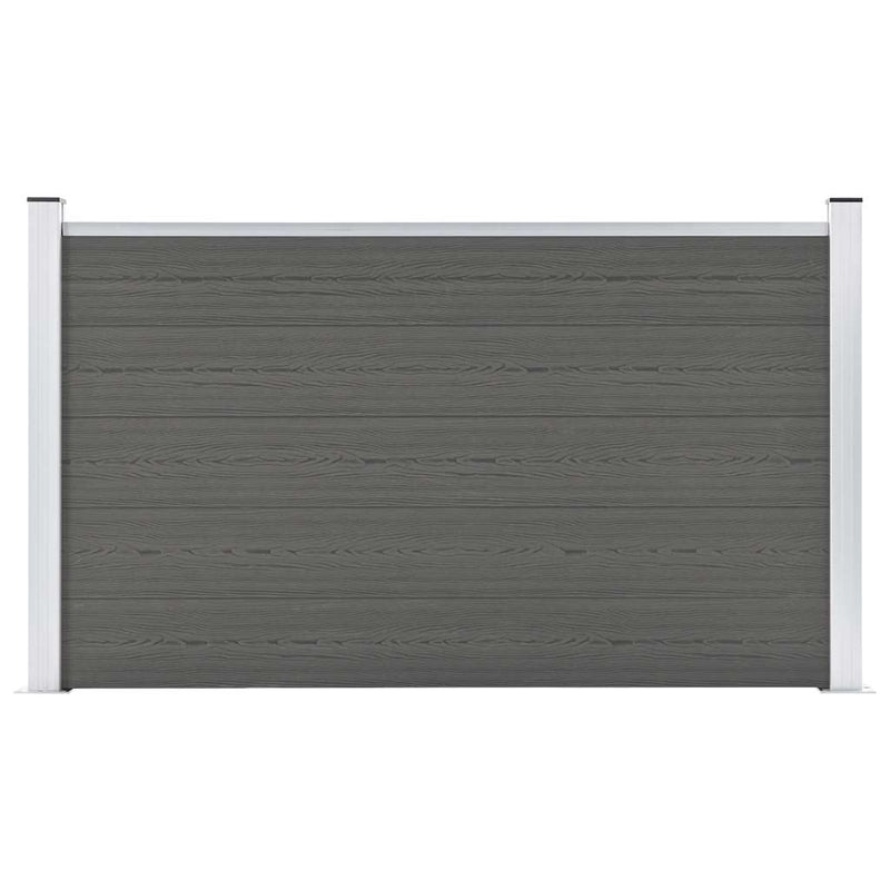 Load image into Gallery viewer, Vidaxl schutting 180x105 cm hkc grijs
