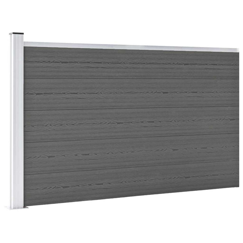 Load image into Gallery viewer, Vidaxl schutting 175x105 cm hkc grijs
