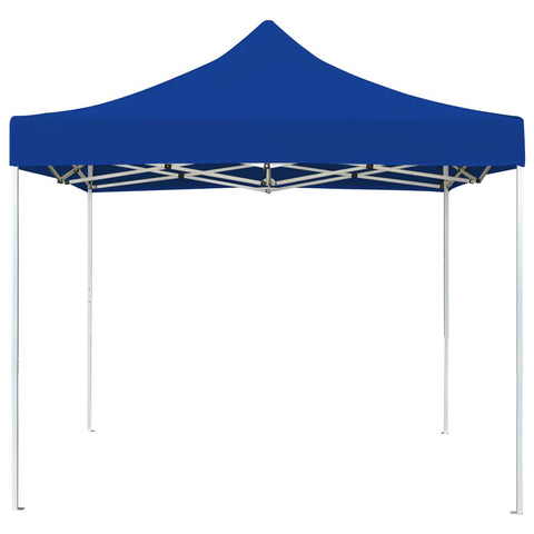 VidaXL Partytent professioneel inklapbaar 2x2 m aluminium blauw