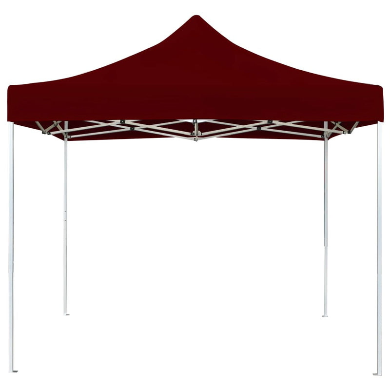 Load image into Gallery viewer, Vidaxl partytent professioneel inklapbaar 2x2 m aluminium bordeauxrood
