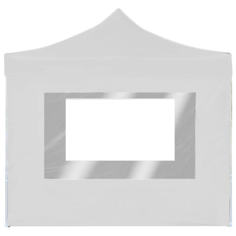 Load image into Gallery viewer, Vidaxl partytent inklapbaar met wanden 2x2 m aluminium wit
