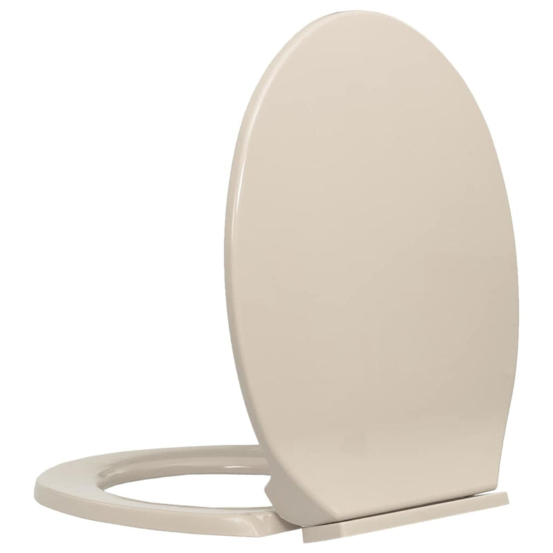 Load image into Gallery viewer, Vidaxl toiletbril soft-close ovaal abrikooskleurig
