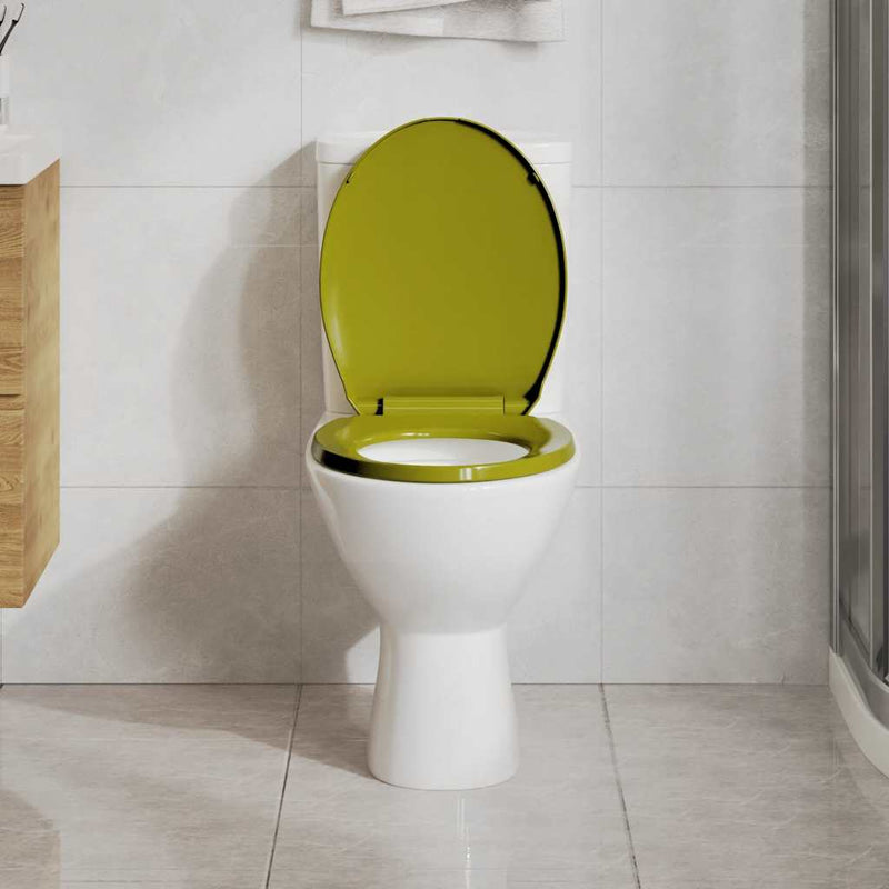 Load image into Gallery viewer, Vidaxl toiletbril soft-close ovaal groen
