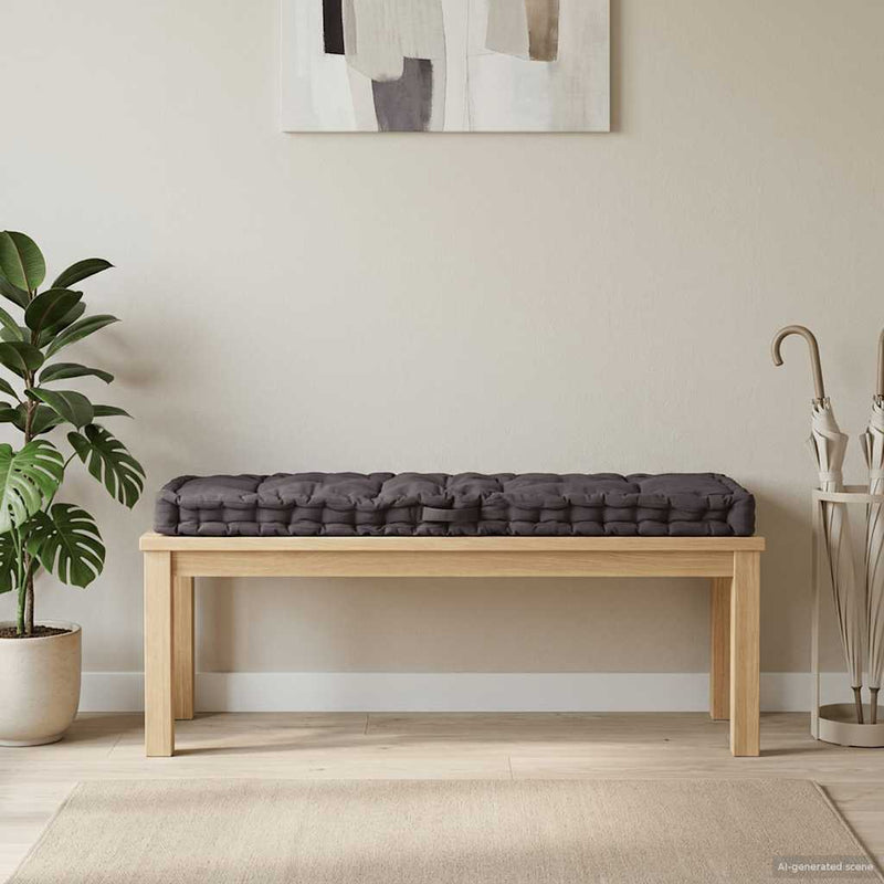 Load image into Gallery viewer, Vidaxl palletvloerkussen 120x40x7 cm katoen antraciet
