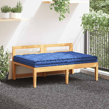 Vidaxl palletvloerkussen 120x80x10 cm katoen lichtblauw