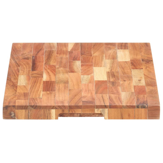 Vidaxl hakblok 50x35x4 cm massief acaciahout