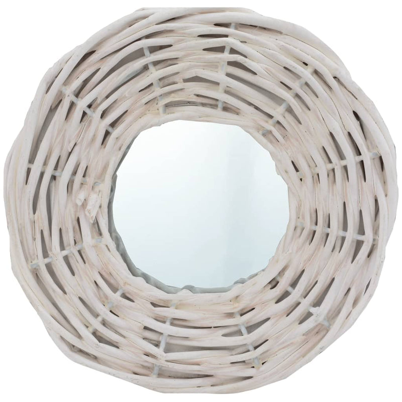Load image into Gallery viewer, Vidaxl spiegels 3 st 15 cm wicker wit
