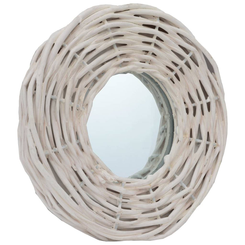 Load image into Gallery viewer, Vidaxl spiegels 3 st 15 cm wicker wit
