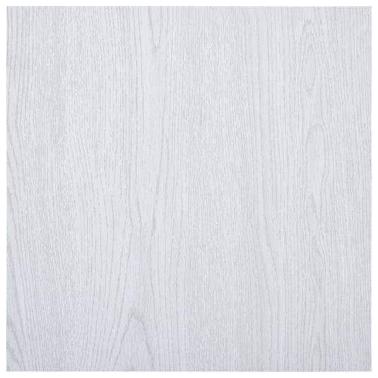 Vidaxl vloerplanken zelfklevend 5,11 m² pvc wit