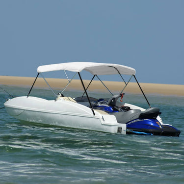 Vidaxl biminitop 3-boogs 183x160x137 cm wit
