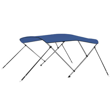 Vidaxl biminitop 3-boogs 183x140x137 cm blauw