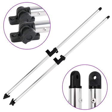 Vidaxl biminitop steunpalen 2 st aluminium