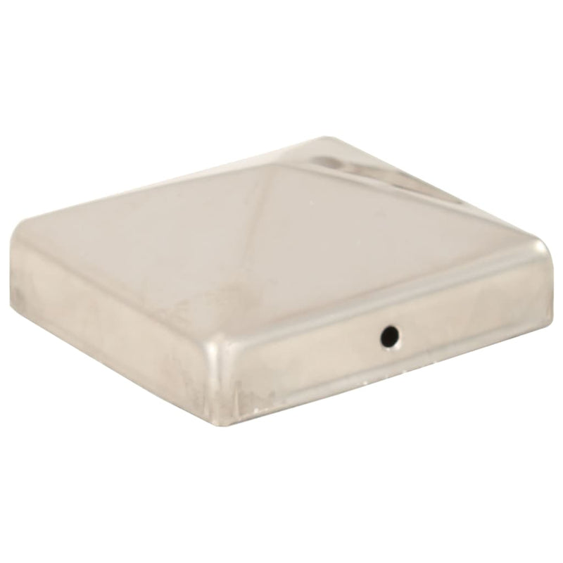 Load image into Gallery viewer, VidaXL Paalkappen 6 st piramide 81x81 mm roestvrij staal
