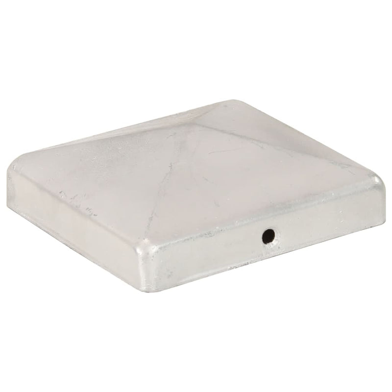 Load image into Gallery viewer, VidaXL Paalkappen 6 st piramide 101x101 mm gegalvaniseerd metaal
