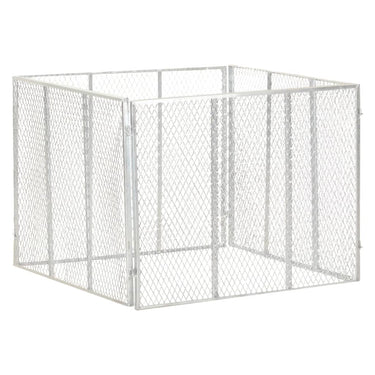 Vidaxl compostbak 100x100x77 cm gegalvaniseerd staal
