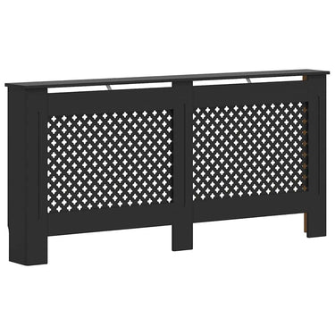 Vidaxl radiatorombouw 172x19x81,5 cm mdf zwart