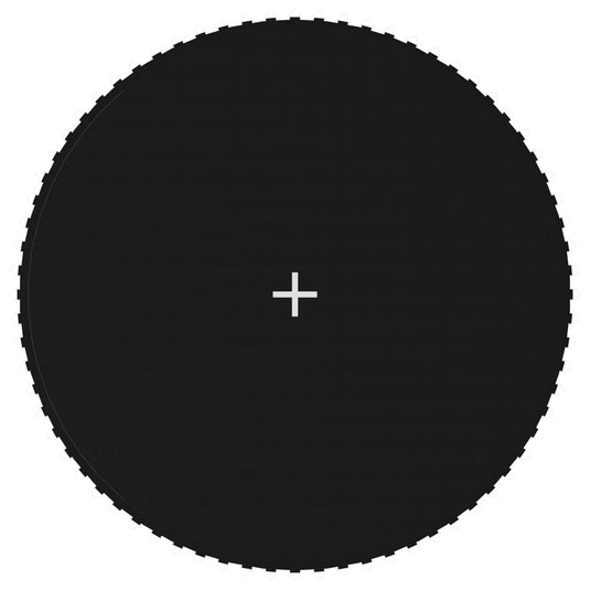 Vidaxl springmat voor 13 feet 3,96 m ronde trampoline stof zwart