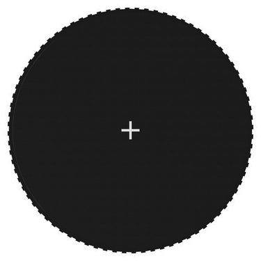 Vidaxl springmat voor 14 feet 4,27 m ronde trampoline stof zwart