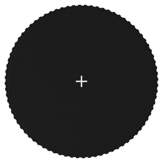 Vidaxl springmat voor 14 feet 4,27 m ronde trampoline stof zwart