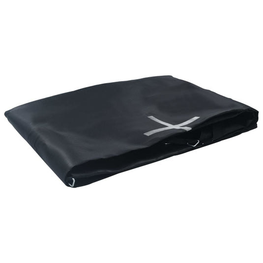 Vidaxl springmat voor 14 feet 4,27 m ronde trampoline stof zwart