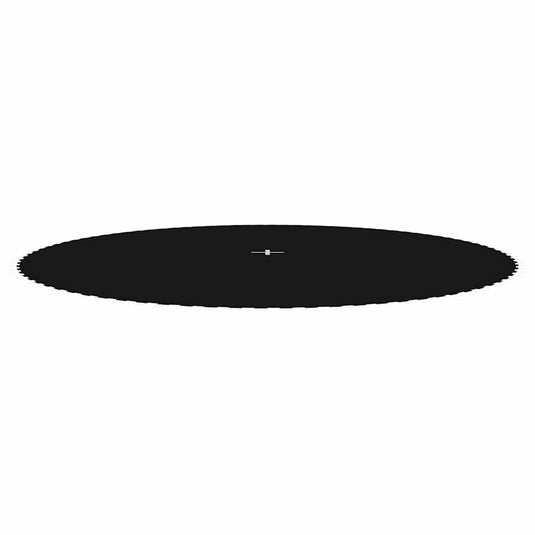 Vidaxl springmat voor 15 feet 4,57 m ronde trampoline stof zwart