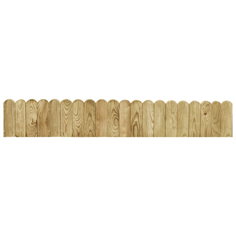 Load image into Gallery viewer, VidaXL Gazonrand 120 cm geïmpregneerd grenenhout groen
