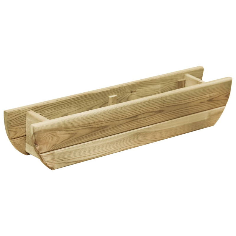 Load image into Gallery viewer, VidaXL Plantenbak verhoogd 80x16x16 cm geïmpregneerd grenenhout
