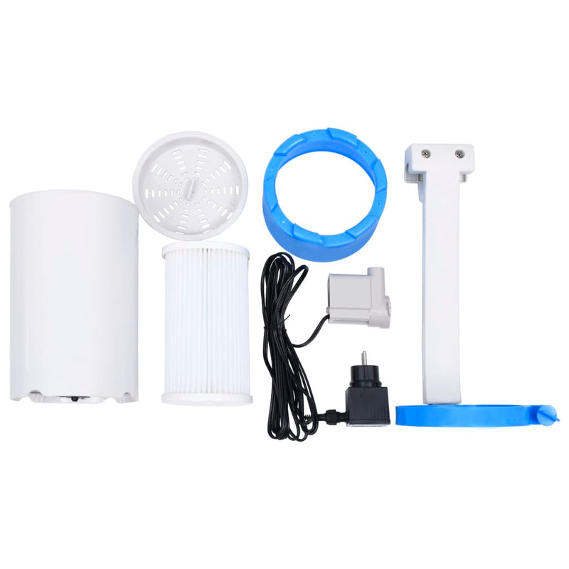 Load image into Gallery viewer, Vidaxl zwembadskimmer hangend en pomp met adapter 16 cm kunststof
