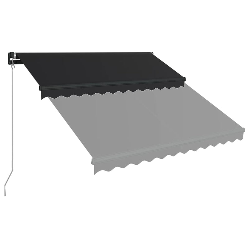Load image into Gallery viewer, Vidaxl luifel handmatig uittrekbaar 300x250 cm antraciet

