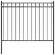 Vidaxl tuinhek staal 1,81x1,2 m zwart