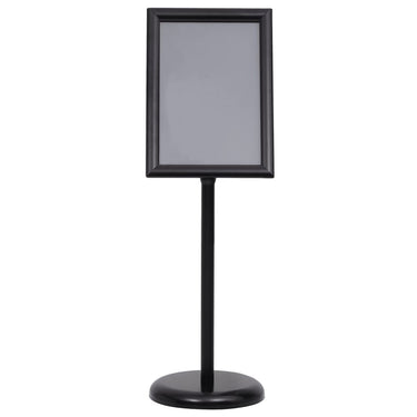 Vidaxl posterstandaard a3 aluminiumlegering zwart
