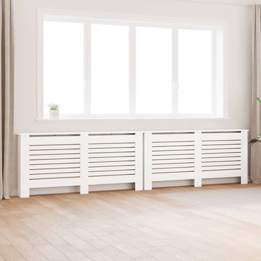 Vidaxl radiatorombouwen 2 st 172x19x81,5 cm mdf wit