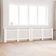 Vidaxl radiatorombouwen 2 st 172x19x81,5 cm mdf wit
